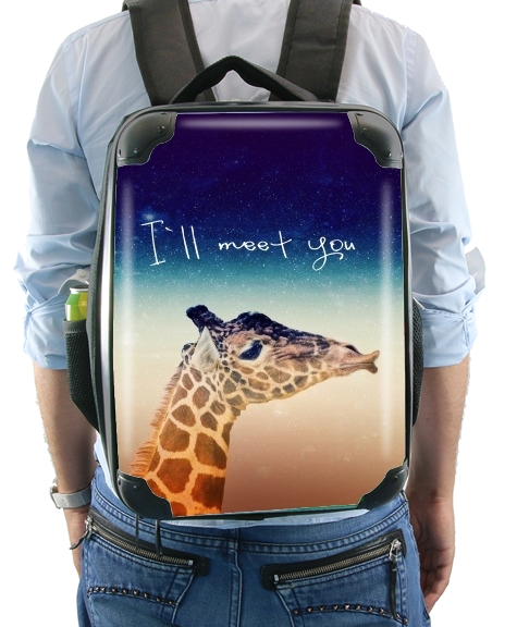  Giraffe Love - Left for Backpack