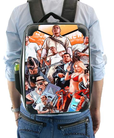  Grand Theft Auto V Fan Art for Backpack