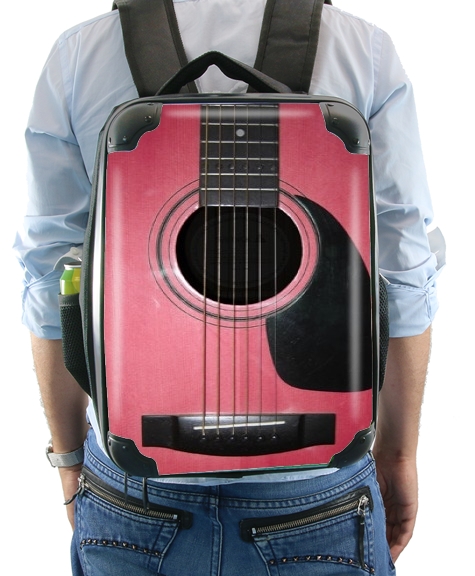  Pink Guitar for Backpack