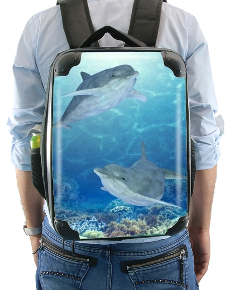  happy dolphins for Backpack