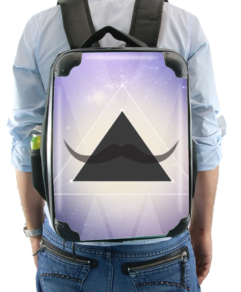  Hipster Triangle Mustache for Backpack