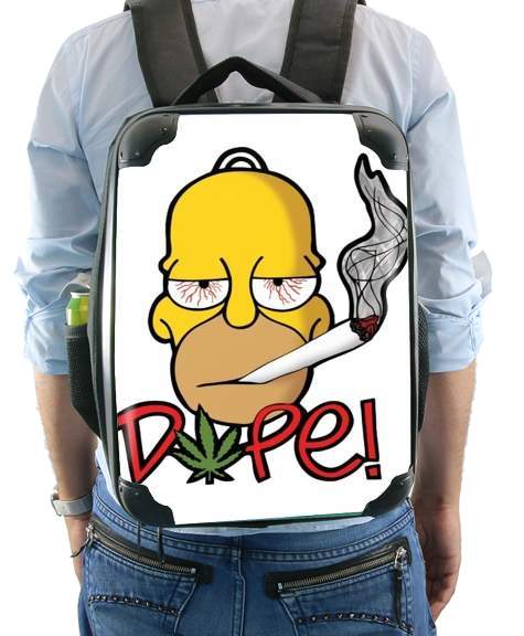  Homer Dope Weed Smoking Cannabis for Backpack