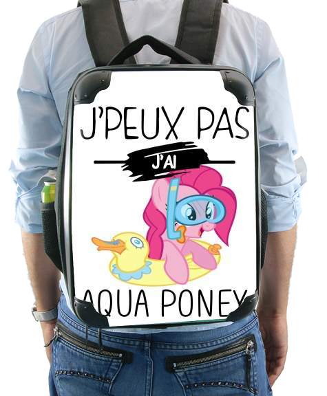  Je peux pas jai aqua poney girly for Backpack