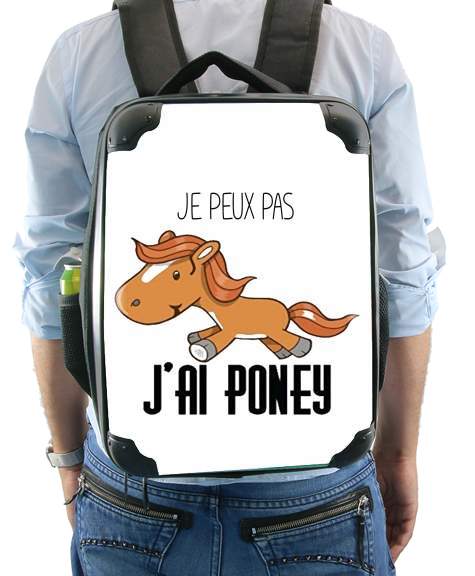  Je peux pas jai poney for Backpack