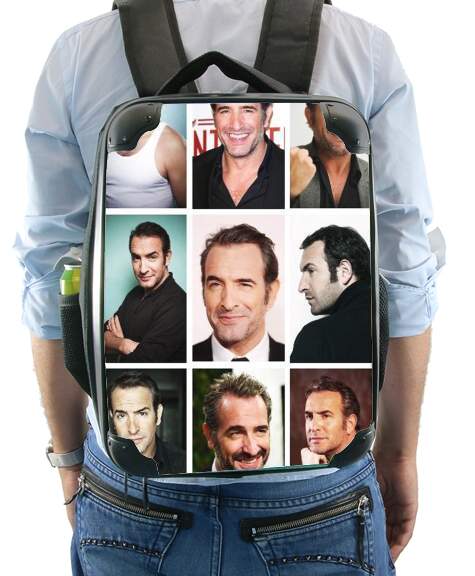  Jean Dujardin collage for Backpack