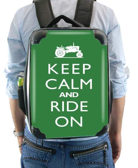  Keep Calm And ride on Tractor for Backpack
