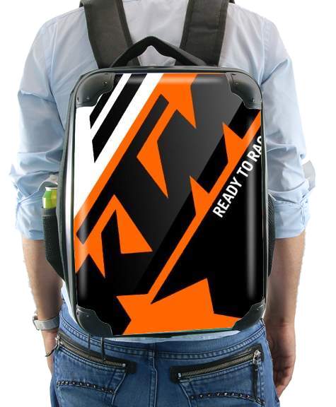  KTM Racing Orange And Black for Backpack
