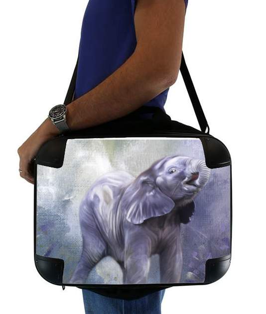  A cute baby elephant for Laptop briefcase 15" / Notebook / Tablet