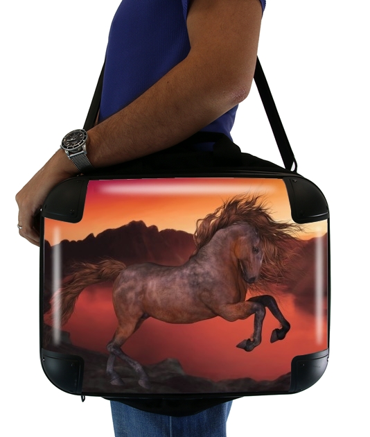  A Horse In The Sunset for Laptop briefcase 15" / Notebook / Tablet