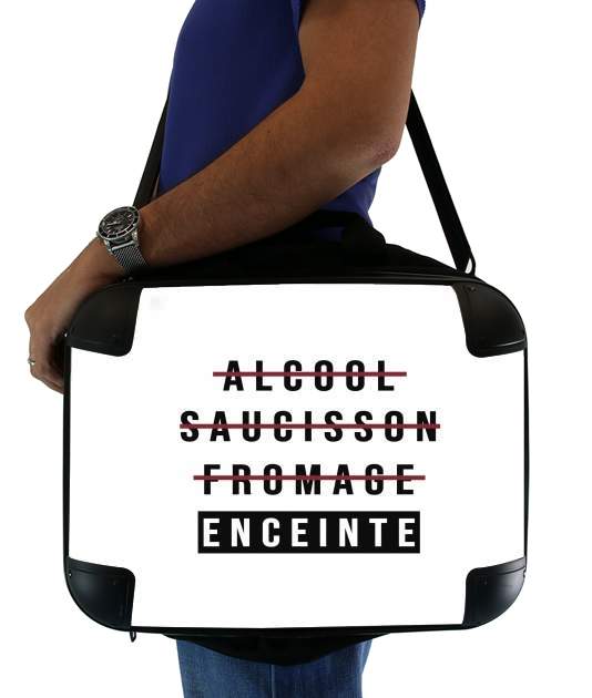  Alcool Saucisson Fromage Enceinte for Laptop briefcase 15" / Notebook / Tablet