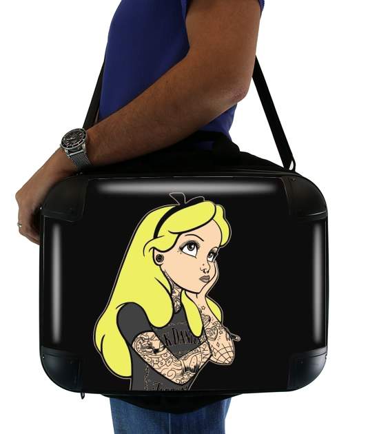  Alice Jack Daniels Tatoo for Laptop briefcase 15" / Notebook / Tablet