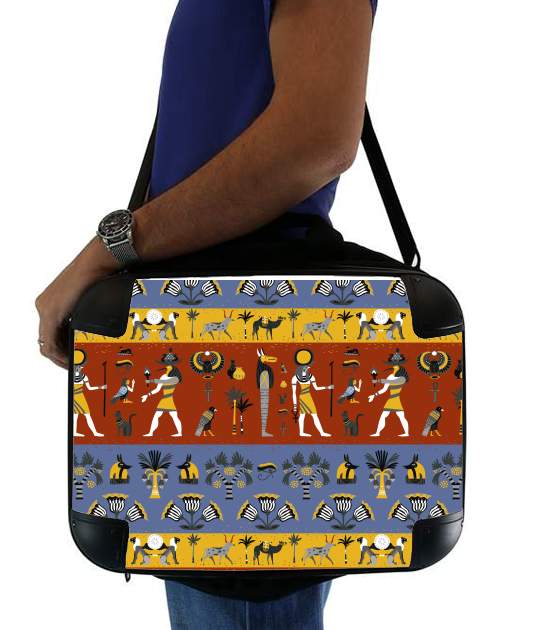  Ancient egyptian religion seamless pattern for Laptop briefcase 15" / Notebook / Tablet