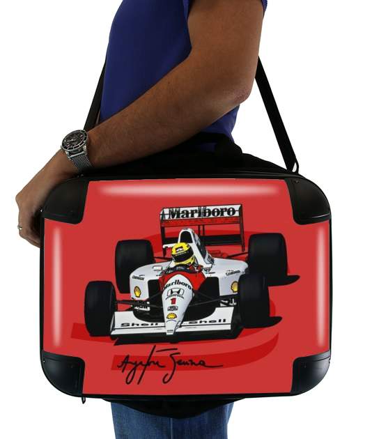  Ayrton Senna Formule 1 King for Laptop briefcase 15" / Notebook / Tablet