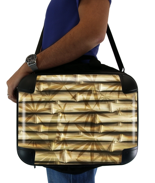  Bamboo Art for Laptop briefcase 15" / Notebook / Tablet