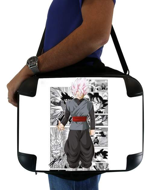  Black Goku Scan Art for Laptop briefcase 15" / Notebook / Tablet