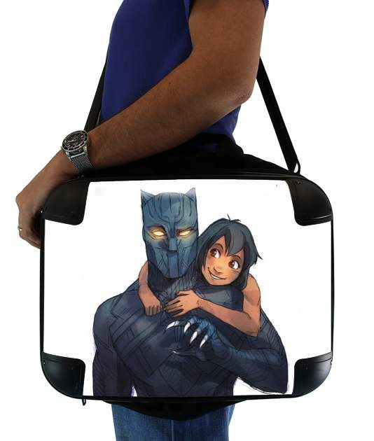 Black Panther x Mowgli for Laptop briefcase 15" / Notebook / Tablet