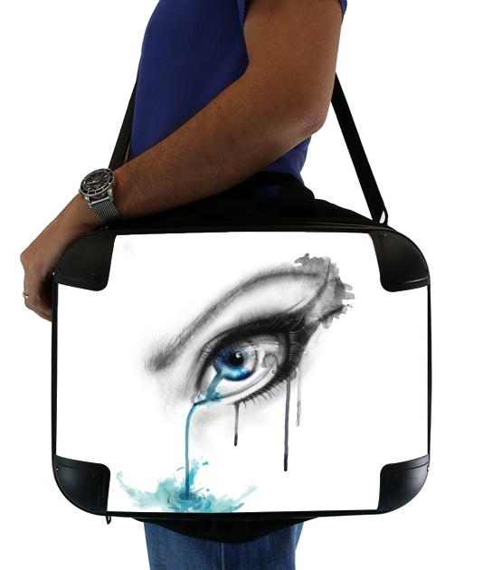  Blue tear river for Laptop briefcase 15" / Notebook / Tablet