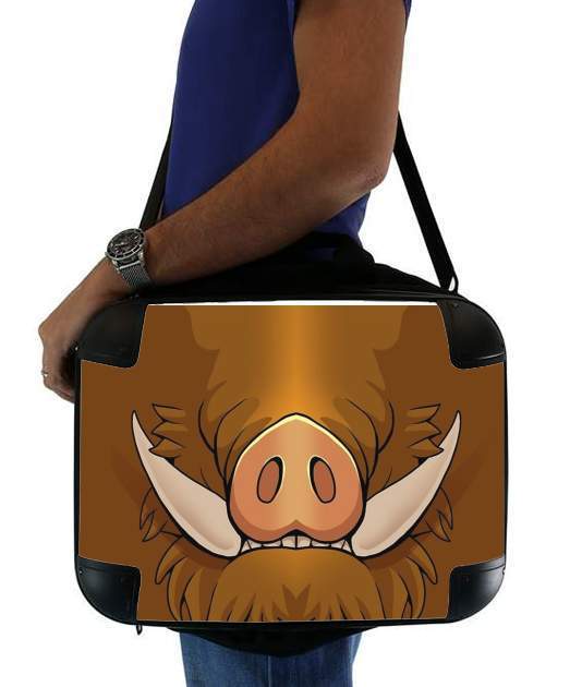  Boar Face for Laptop briefcase 15" / Notebook / Tablet
