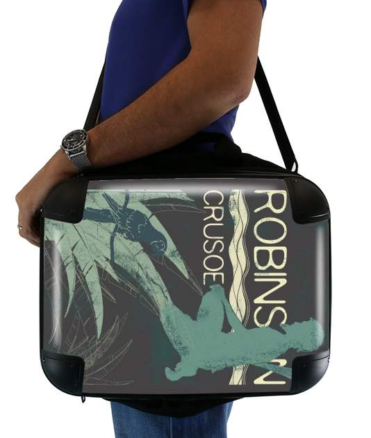  Book Collection: Robinson Crusoe for Laptop briefcase 15" / Notebook / Tablet