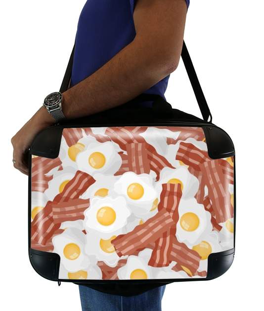  Breakfast Eggs and Bacon for Laptop briefcase 15" / Notebook / Tablet