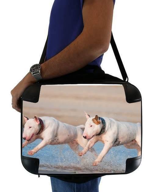  bull terrier Dogs for Laptop briefcase 15" / Notebook / Tablet