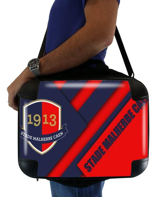  Caen Football Shirt for Laptop briefcase 15" / Notebook / Tablet
