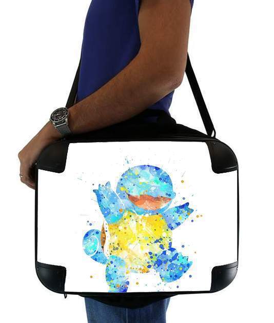 Carapuce Watercolor for Laptop briefcase 15" / Notebook / Tablet