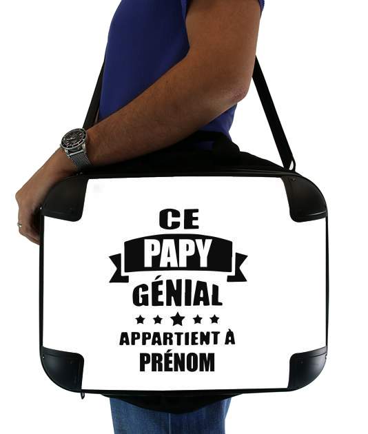  Ce papy genial appartient a prenom for Laptop briefcase 15" / Notebook / Tablet