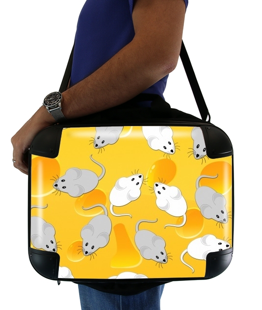  cheese and mice for Laptop briefcase 15" / Notebook / Tablet