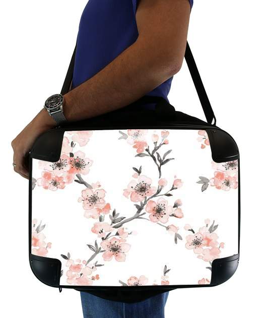  Cherry Blossom Aquarel Flower for Laptop briefcase 15" / Notebook / Tablet