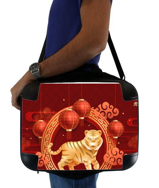  chinese new year Tiger for Laptop briefcase 15" / Notebook / Tablet