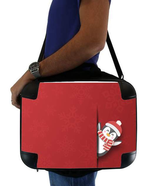  christmas Penguin for Laptop briefcase 15" / Notebook / Tablet