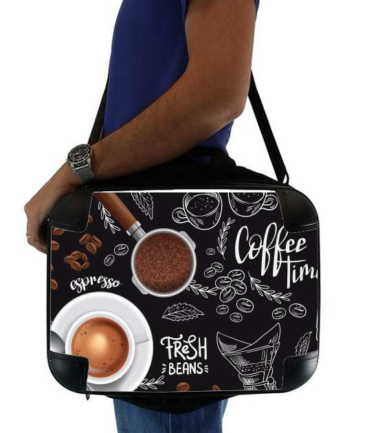  Coffee time for Laptop briefcase 15" / Notebook / Tablet