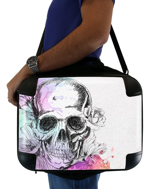  Color skull for Laptop briefcase 15" / Notebook / Tablet