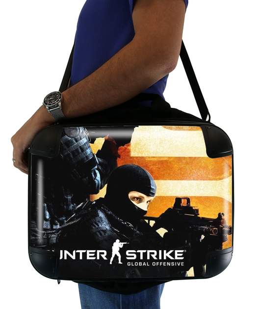  Counter Strike CS GO for Laptop briefcase 15" / Notebook / Tablet