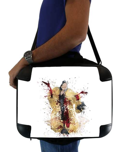  Cruella watercolor dream for Laptop briefcase 15" / Notebook / Tablet