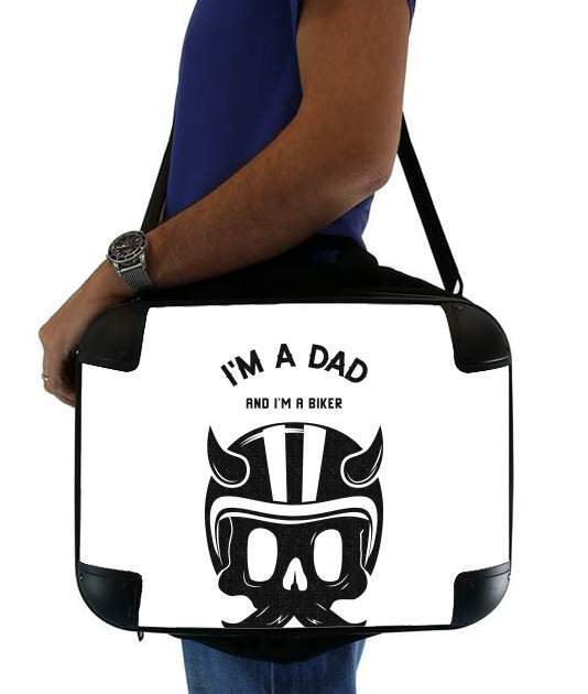  Dad and Biker for Laptop briefcase 15" / Notebook / Tablet
