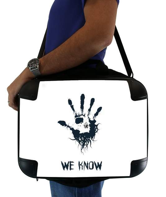  Dark Brotherhood we know symbol for Laptop briefcase 15" / Notebook / Tablet