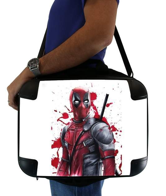  Deadpool Painting for Laptop briefcase 15" / Notebook / Tablet