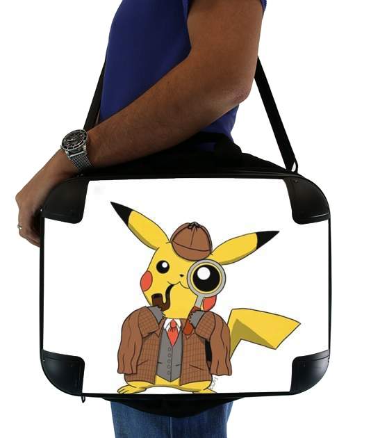  Detective Pikachu x Sherlock for Laptop briefcase 15" / Notebook / Tablet