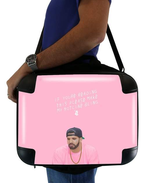  Drake Bling Bling for Laptop briefcase 15" / Notebook / Tablet