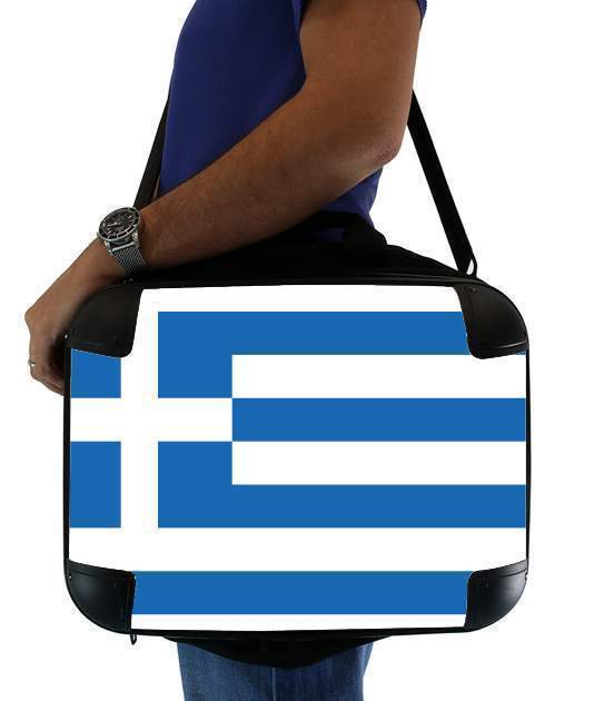  Greece flag for Laptop briefcase 15" / Notebook / Tablet