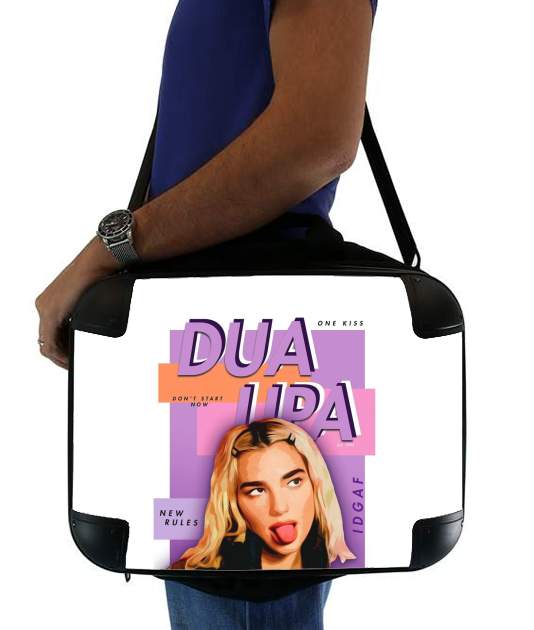  Dua Lipa new rules for Laptop briefcase 15" / Notebook / Tablet