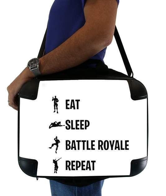  Eat Sleep Battle Royale Repeat for Laptop briefcase 15" / Notebook / Tablet