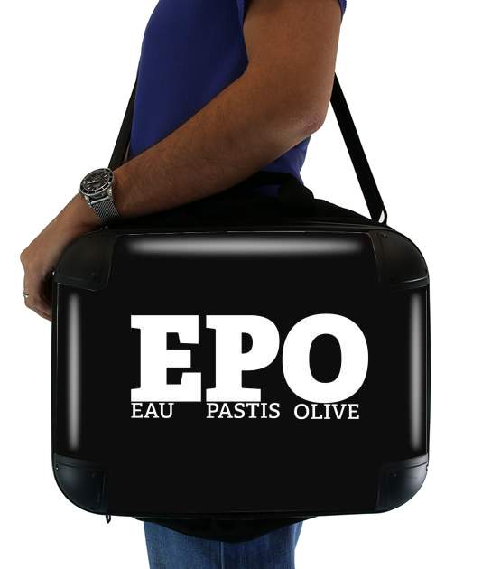 EPO Eau Pastis Olive for Laptop briefcase 15" / Notebook / Tablet