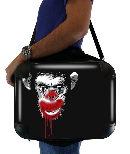  Evil Monkey Clown for Laptop briefcase 15" / Notebook / Tablet