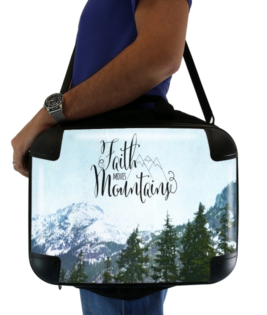  Faith Moves Mountains for Laptop briefcase 15" / Notebook / Tablet