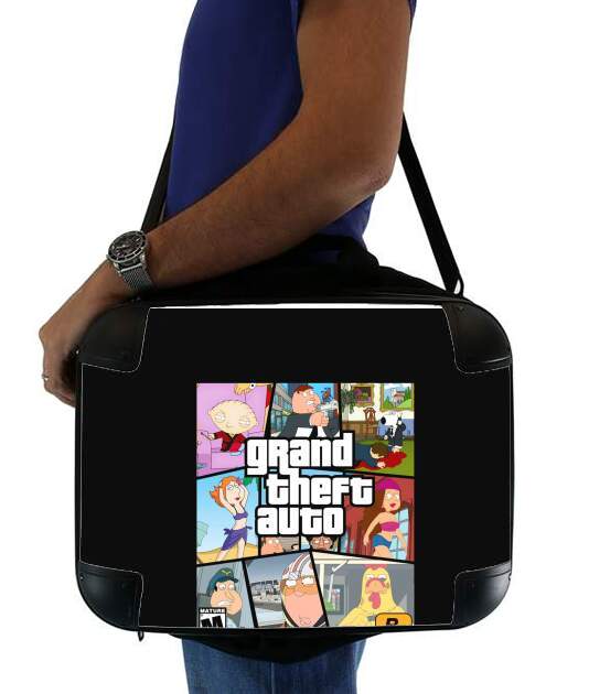  Family Guy mashup GTA for Laptop briefcase 15" / Notebook / Tablet