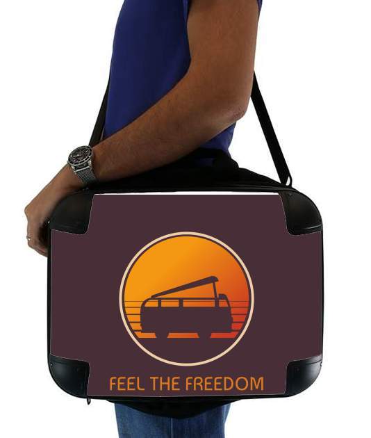  Feel The freedom on the road for Laptop briefcase 15" / Notebook / Tablet