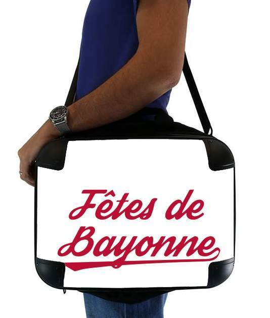  Fetes de Bayonne for Laptop briefcase 15" / Notebook / Tablet